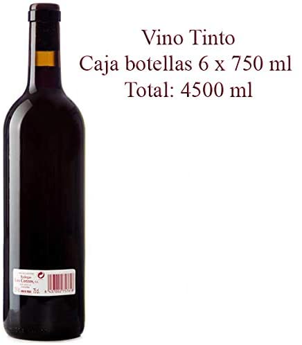 419Ub-e52EL._AC_ Vino Tinto Cosechero "Los Corzos" Botellas 6 x 750 ml - Total: 4500 ml