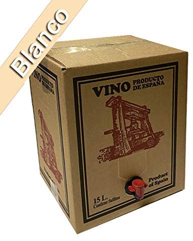 41ifXdFX7TL._AC_ Bag in Box 15L Vino Blanco Joven Bodega Los Corzos (Equivalente a 20 Botellas de 750 ml)