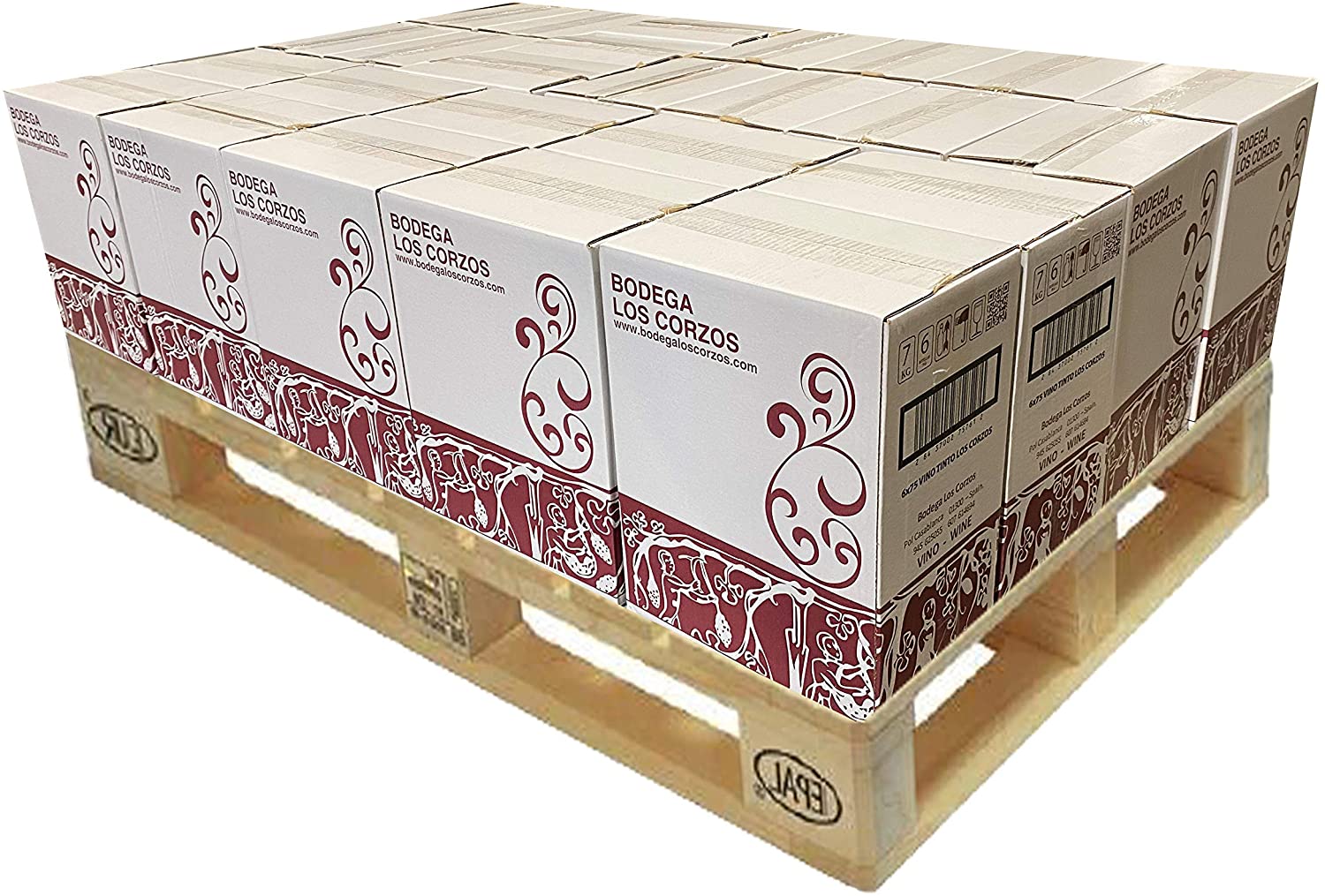 81k-hJv2V7L._AC_SL1500_ Lote 25 Cajas de Vino Tinto de mesa Cosechero "Los Corzos" Botellas 150 x 750 ml