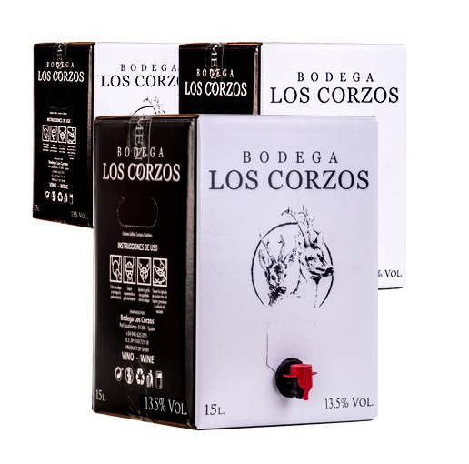 LOTEBB15LTRLCORZOS13-5% Lote 15 Bag in Box 15L Vino Tinto Recomendado