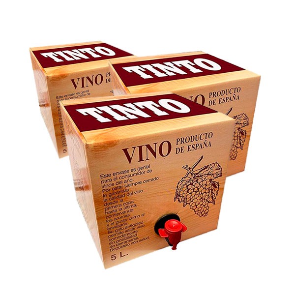 lote5l Lote 24 Bag in Box 5L Vino TINTO Cosechero Bodega Los Corzos