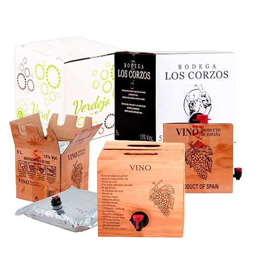 lote-mixto-5l Lote Mixto de Bag in Box 5 Litros Vino de Bodega Los Corzos