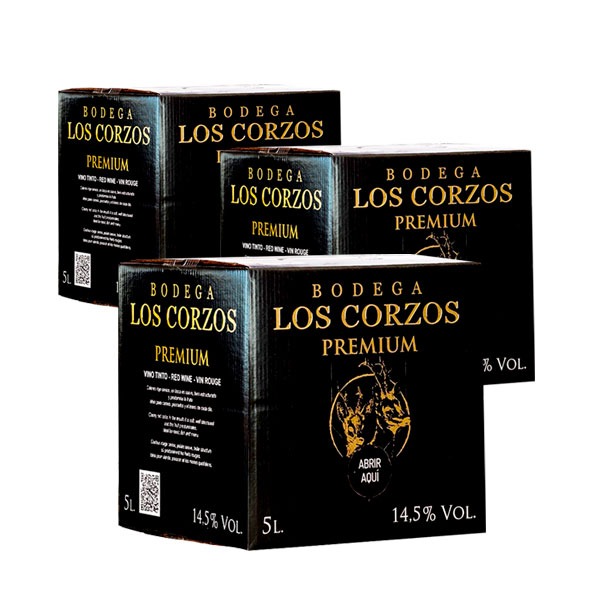 lote-24-5l-premium Lote 24 Bag in Box 5L Vino Tinto PREMIUM 14,5 % Vol Bodega Los Corzos