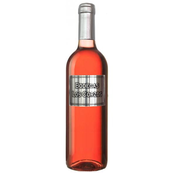 vino-rosado-los-corzosetiquetametalica Vino rosado etiqueta metálica